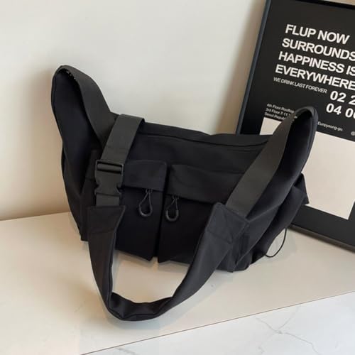 Bolso cruzado clásico Wudaizhi de tela para el día a día de parejas 6