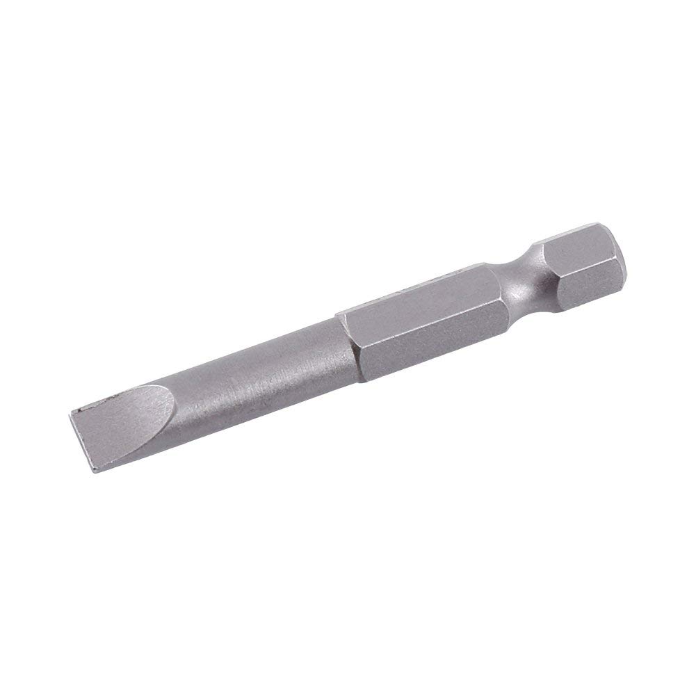 6 Pz 50mm Punte per Cacciavite con Intaglio Codolo Esagonale S2 Lega Testa Piatta Punta Magnetica