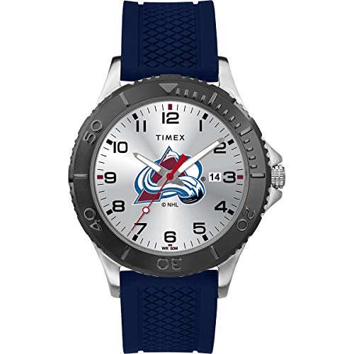 Timex NHL メンズ 42mm ゲーマーウォッチ コロラド・アバランチ