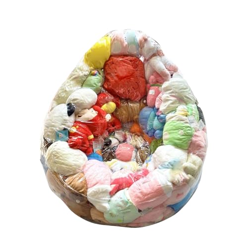 Funda de puff, cómodo protector de sofá para niños, funda de asiento de peluche brillante, para adolescentes, adultos, juguetes de felpa, dormitorio, habitación infantil, sala de juegos