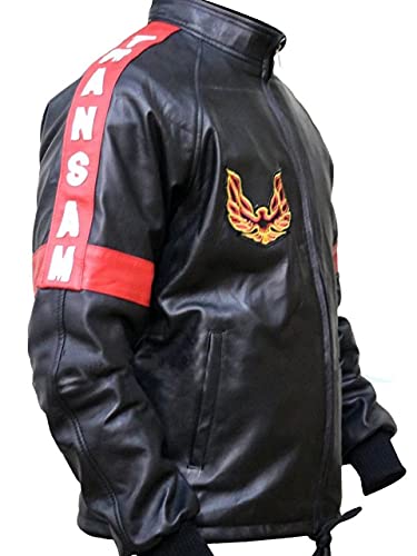 Burt Reynolds The Bandit Out Smokey Mens Casual Genuine Cow Leather Biker Jacket2