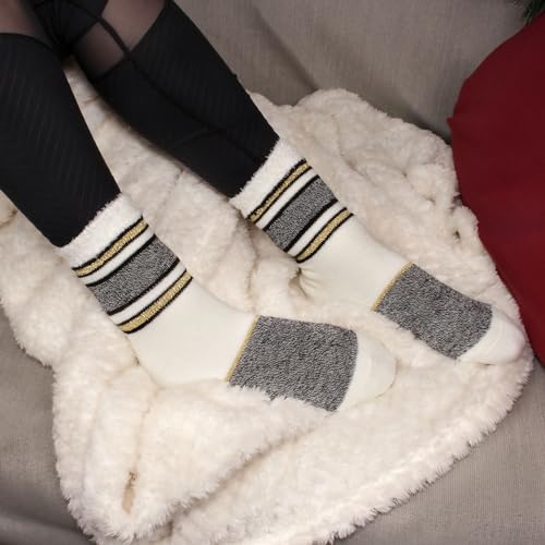 Image of BambooMN Women's Double Layer Thick Cabin Winter Socks - 3 Pairs