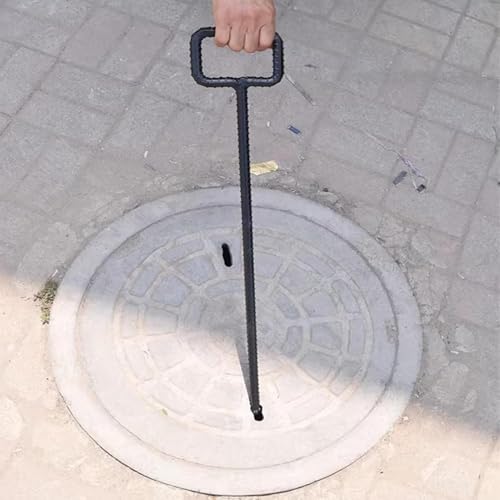 Gancho para tapas de alcantarilla que evita sobreesfuerzos con mango ergonómico 3