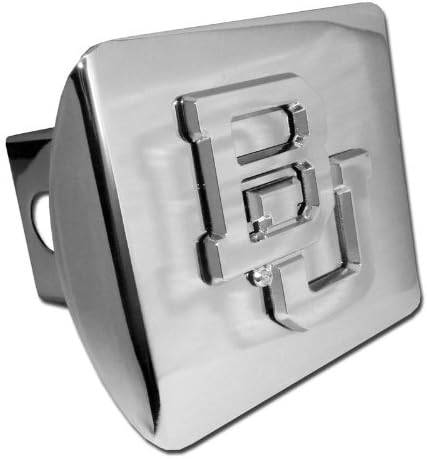 Elektroplate Baylor Bears Shiny Chrome BU Emblem NCAA Metal Trailer Hitch Cover Fits 2 Inch Auto Car Truck Receiver