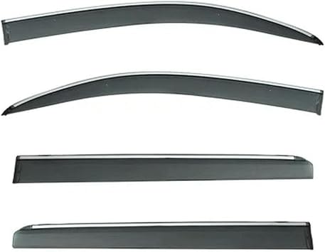 Car Window Rain Guards Visors,for Ashok Leyland Stile 2010 Window Vent Wind Shades Deflectors Shield