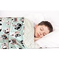 rejuvopedic Weighted Sensory Bedding Blanket (Size:104x152cm - 7 lbs)-Puppy