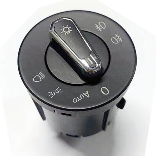 Bouton de commande de phares chromé pour réparer l'interrupteur VW Passat