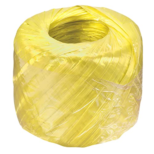 Meccanixity Polyester Nylon Plastic Rope Twine Household Bundled For Packing Gardening Craft,350M Length,Yellow #TOP29