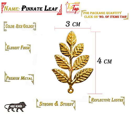 Image of Premium Golden Metal Charms Filigree Connectors for Craft and Jewellery Making Accessories DIY