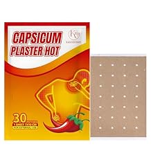 Capsaicin Patches -30 Count Hot Capsicum Patch - 3.94"x2.76" Capsaicin Hot Patch