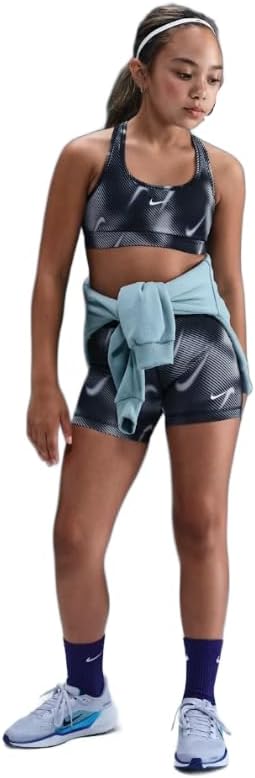 Nike Girl's Black/White Training Sports Bra