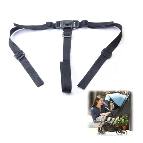 Arnés Para Silla Alta, Cinturón de Seguridad Para Bebé de Correa Universal Ajustable Para Trona, Correas Arnes Seguridad Silla Niño Arnes para Bebes Accesorio Cochecito Infantil (Tipo de 3 Puntos)