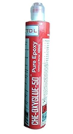 Chevetol Oxyglue - 50 (400 ml) Pure Epoxy/Epoxy Acrylate Injectable Mortar (Anchor Bolt Chemical)