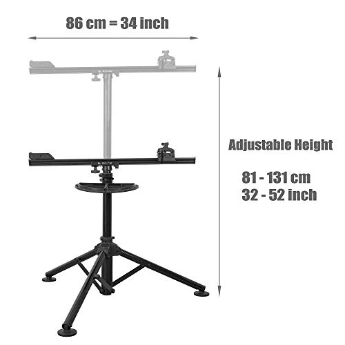 Bikehand Bicycle Repair Mechanics Workstand -For Home Or Professional Team Use - Mountain Or Road Bike Maintenance With Plate Tools Holder - Aluminum Pro Sports #TOP1