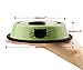 Petfamily Cat Dishes Stainless Steel Bowls for Small Cats and Dogs with Non-Skid Rubber Base, Pet Food and Water Bowls, 8 Ounce, Set of 2 (Orange/Green)
