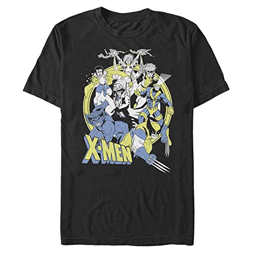 Marvel Vintage Xmen T-Shirt Homme fini les imprimés qui s'effacent au lavage