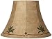 Palm Leaf Faux Leather Lamp Shade 9x18x13 (Spider)
