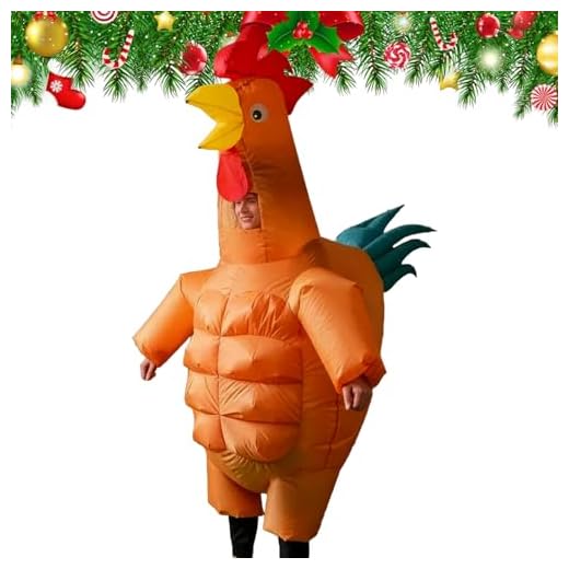 Disfraz de pollo inflable, disfraz de animal de granja, diseño de músculos abdominales, disfraz de pollo para Halloween, para festivales, fiestas de cumpleaños, Navidad, Halloween, adultos, hombres y