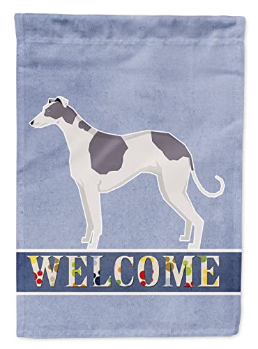 Greyhound Welcome Flag grand drapeau résistant aux intempéries pour façade de maison - 2
