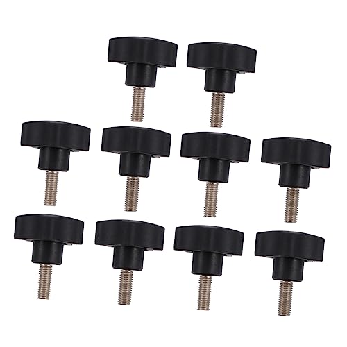 Unomor Threaded Clamping Knob Star Pcs White Star Knob for Machine Handgrip Adjustment