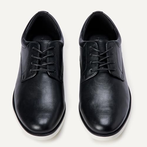 Amazon Essentials Men's Casual Derby Dress Shoes with Padded Collar, Black, 10.5 by Amazon Essentials - Used condition - Image 5