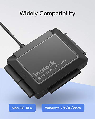 image for Inateck USB 3.0 to IDE/SATA External Hard Drive Reader Applicable to 2