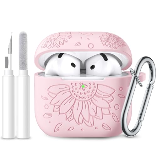 Lerobo AirPods4pP[XAԒ\tgVRJo[ApϏՌیP[X Apple AirPod 4N[i[Lbg&L[`F[Ή CX[d&LED sN