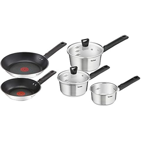 Tefal Simpleo Stainless Steel Pots Set Cover