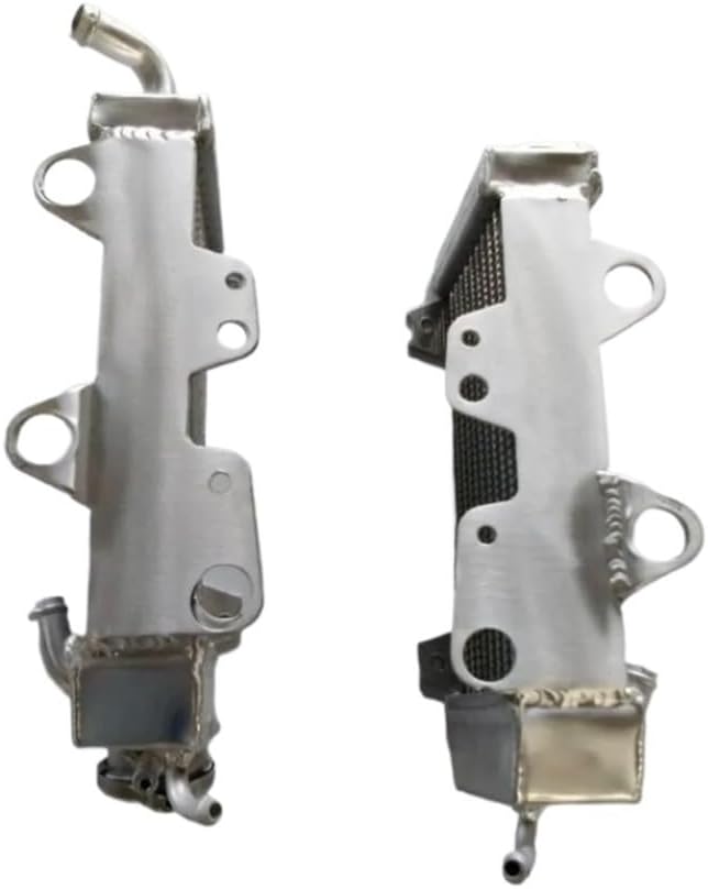 2PCS L R Aluminum Radiator Coolant Fit For YZ125 YZ 125 Y Z 1984-1985 1984 1985