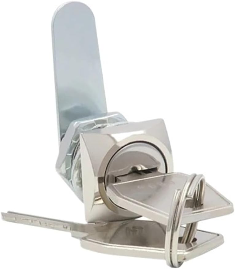 Square Cabinet Cam Lock Key Differnt 20mm for School Locker Office File Cabinet Mailbox Lock MA128 1Pcs