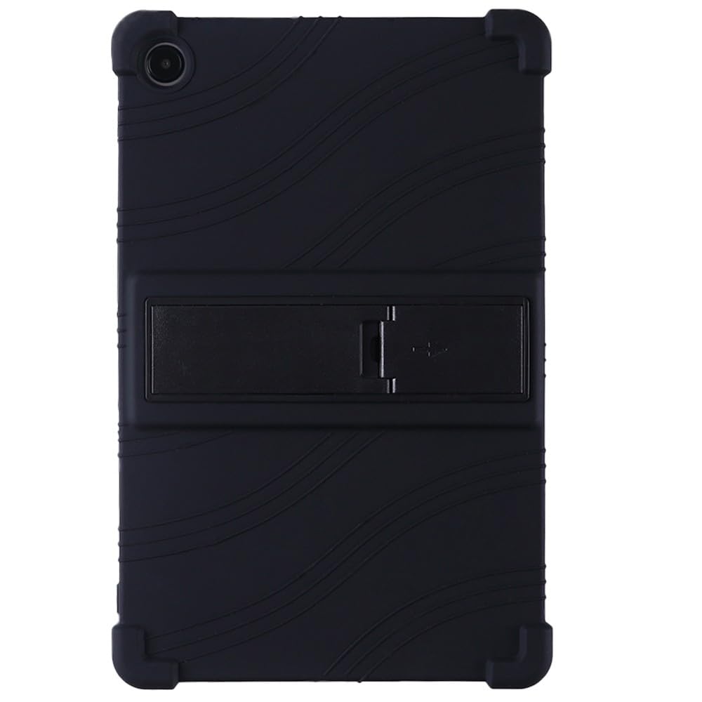 Generic etui kompatybilne z Xiaomi Pad 8 Pro (kolor: czarny) odporny na wstrząsy silikonowy pokrowiec z tyłu stojak pokrowiec