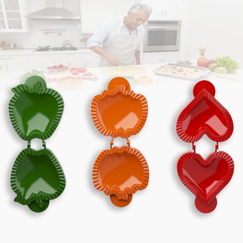 Party Potluck Hand Pie Molds – Easy One-Press Dough Pressers