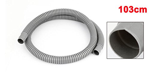 Sourcingmap Gray Plastic Air Conditioner Drain Pipe Water Hose 41" Long, Grey - Image 2