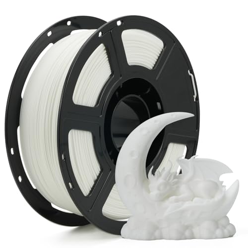 Image of FLASHFORGE High Speed PLA+ 3D Printer Filament White, Enhanced Melt Flow for Faster, Smoother Prints, 500mm /s Rapid Printing, Feature Sleek Matte Finish, Rich and Solid Color