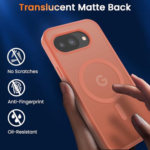 Image of WRJ Magnetic Case for Google Pixel 10a 6.3-Inch, Orange