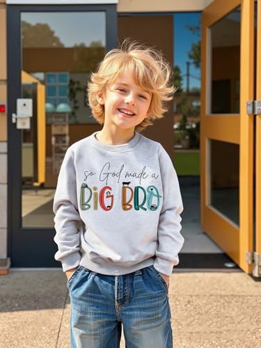 Big Brother Sweatshirts Kids Boys Long Sleeve Shirt Toddler Bro Matching Announcement Outfit Cotton 2-7t2