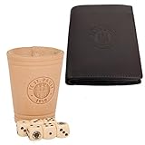 WÜRFEL: 1,6 cm. Elfenbeinfarben mit dunklem Aufdruck. Die Ziffer 6 wird durch ein geprägtes FCSP-Logo ersetzt.