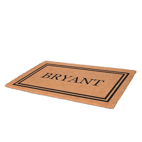COCO MATS 'N MORE Coco Coir Door Mat &ndash; Personalized Outdoor Welcome Mat,...