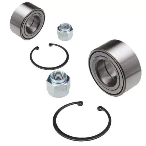 Image of Front Wheel Bearing Kits Pair for Peugeot 206 1.1, 1.4 inc HDi 1998-2009 4 Stud