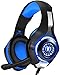 Produktbild Bluefire Gaming-Kopfhörer mit Mikrofon für PC/PS4/Mac/mobilephone (rot, grün, blau) blau
