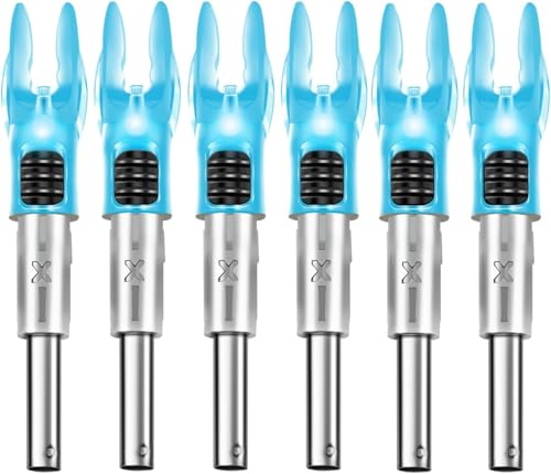 Encoches lumineuses flèches tir à l'arc 5,2 mm encoche .204 avec interrupteur