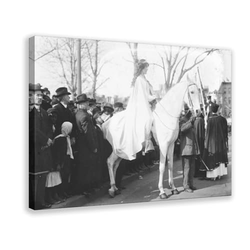 Toile droit de vote des femmes photo Inez Milholland pour une ambiance vintage bureau