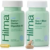 Hilma Natural Gas + Bloat Relief and Dairy + Gluten Digestive Aid Supplements