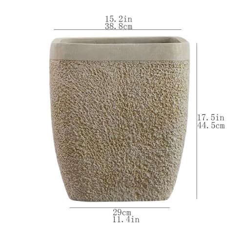 Pot de fleur rectangulaire pour salon et terrasse moderne