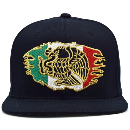 Gorra snapback ajustable Eagle M Mexico negra miniatura 1