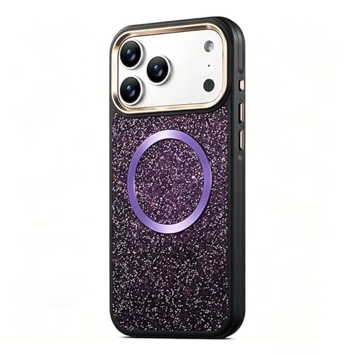 Housse de protection iPhone 17 Air violette avec étui magnétique