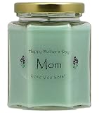 Mom Mothers Day Candle - Cucumber Melon Scented Mothers Day Gift Candle - Hand Poured in The USA by