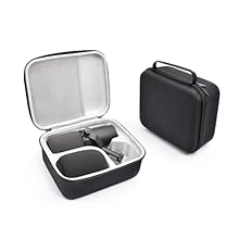 Compatible with:Shockproof dustproof storage bag travel carrying case suitable for Shure SM7B/MV7 Vocal Dynamic Microphone. The original machine is molded:the storage case internal groove precisely fits the microphone, effectively protecting your mic...
