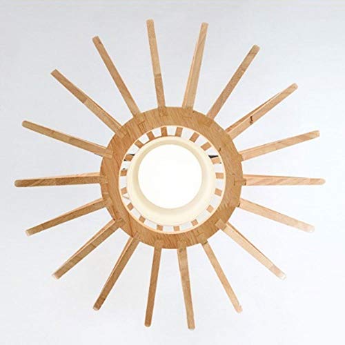 Lustre en bois moderne pour corriger le manque de luminosité du salon
