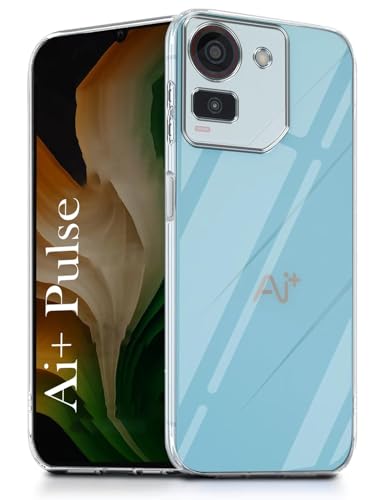 Image of COVERBLACK Soft Rubber Silicon Clear Case Back Cover Compatible for Ai + Pulse - Transparent